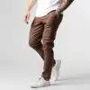 Men's Pants Active Chinos Comfortable Men Long Stylish Slim Fit Ankle Length Casual Soft Breathable Fabric Mid Waist Commuting W 3