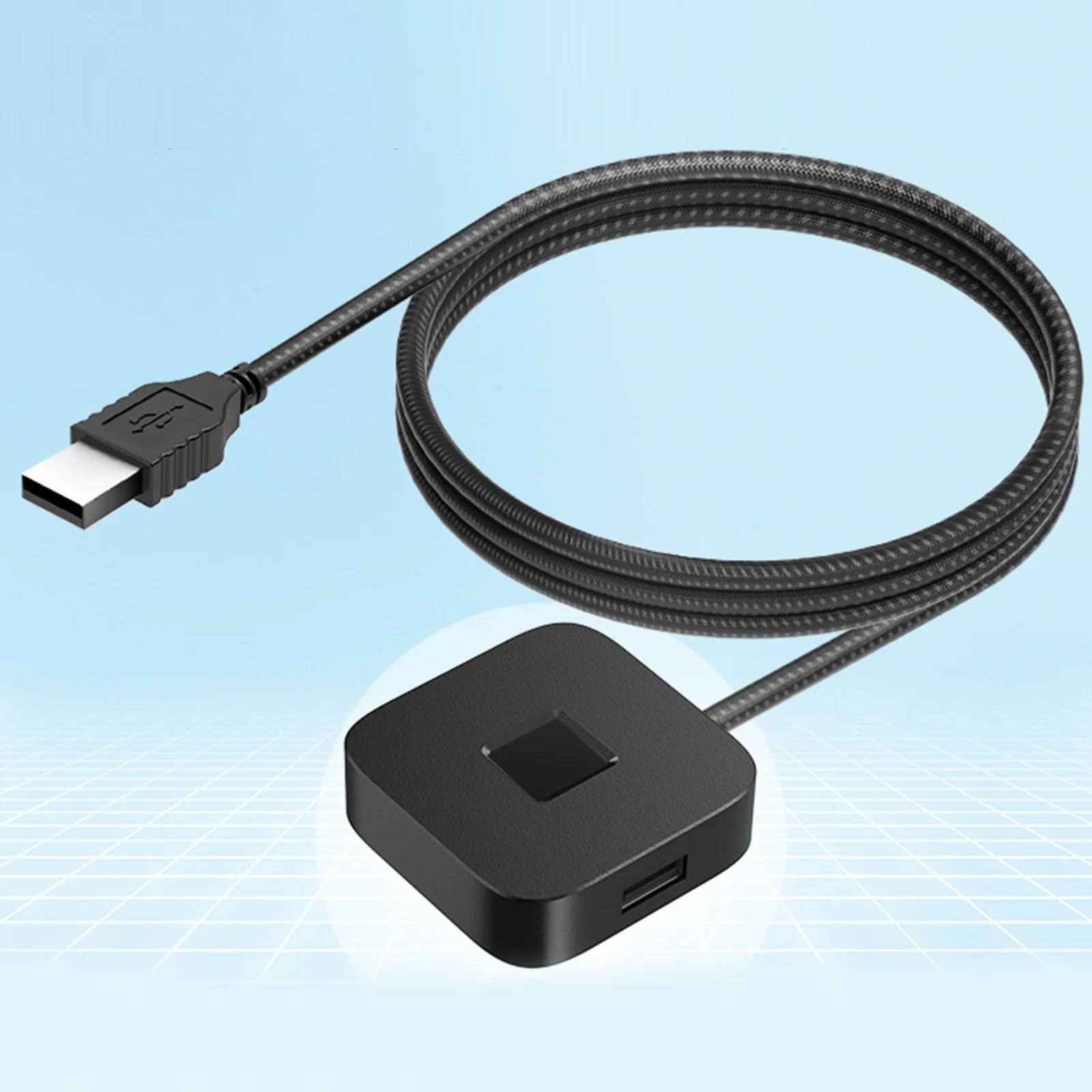 윈도우 헬로 지문 인식기용 USB 허브가 있는 지문 스캐너, 윈도우 10/11용 휴대용 USB 지문 로거