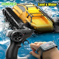 JJRC Q183 Rc Tank Car Track Remote Control Cars Off Road 4X4 2.4G Amphibious Crawler Truck Climbing Electric Model Vehicles Toys 1
