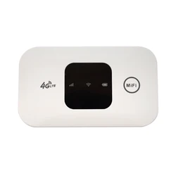 Portable 4G Wireless Hotspot Router with SIM Card Slot and Wide Coverage (As show)