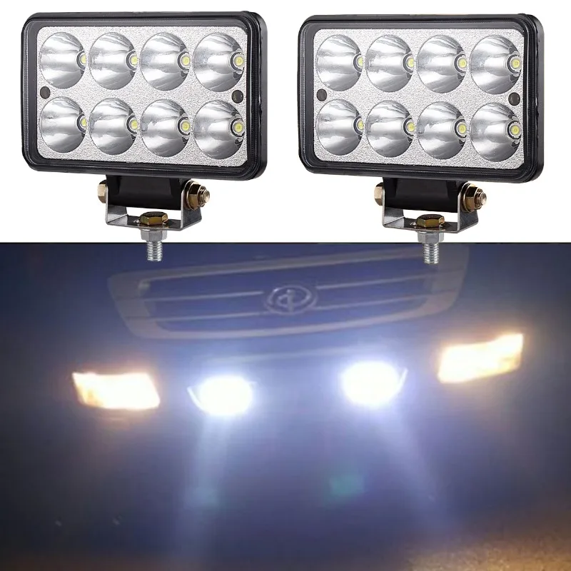 

H4 Hi/Lo Spot beam Car truck headlight Fog light lamp 12v/24v Trailer RV Tractor replacement headlamp Offroad driving Led lights