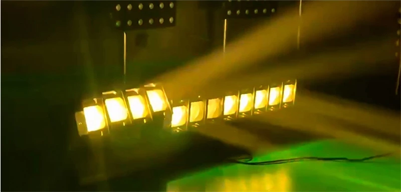 1 piece 12x60w RGBW 4in1 LED Beam Wash Zoom Matrix Stage Moving Head Bar Lights