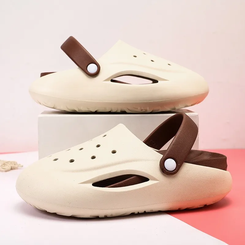 2024 New Hot Extra-thick Soled Men Slippers Fashion Summer Shoes Outdoor Sandals Beach Slides EVA Soft Indoor Slippers For Women
