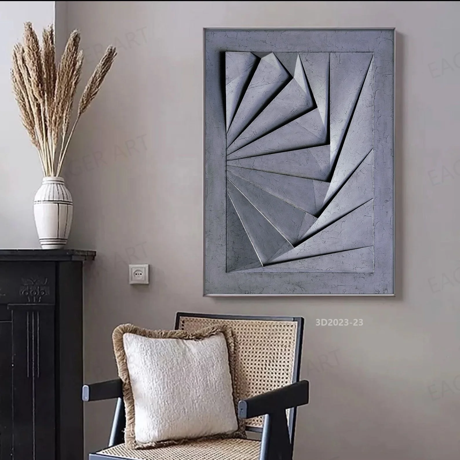 

Modern Living Room Home Wall Art Carving