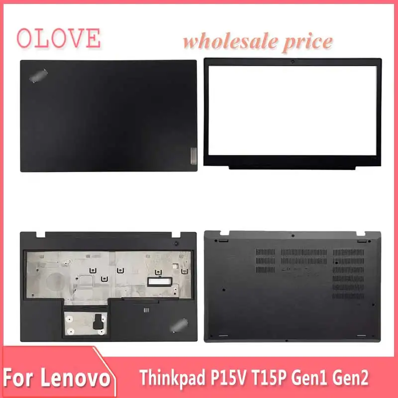 

Новинка для ноутбука Lenovo Thinkpad P15V T15P Gen1 Gen2, задняя крышка ЖК-дисплея, передняя рамка, верхняя Подставка для рук, нижняя база, корпус, клавиатура, петли