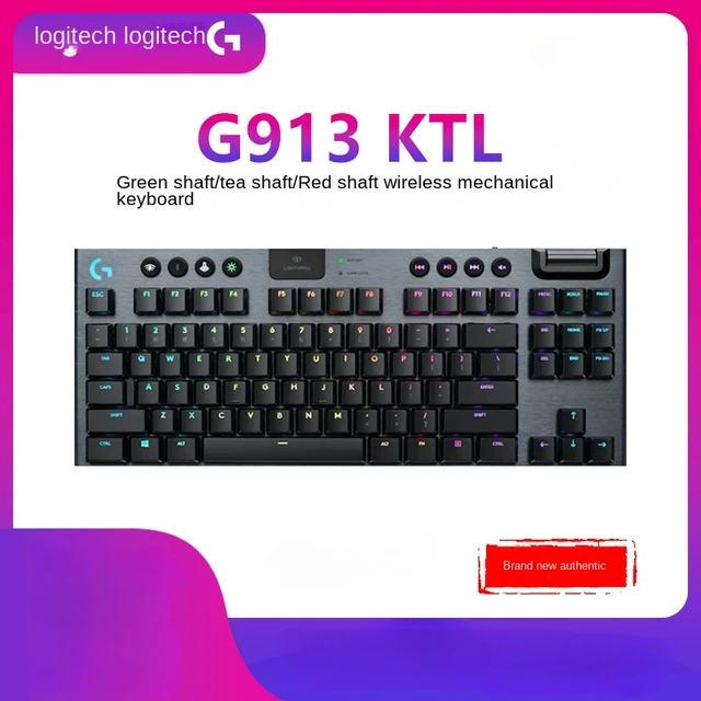 Logitech G913 TKL Gaming Keyboard Lightspeed Wireless RGB