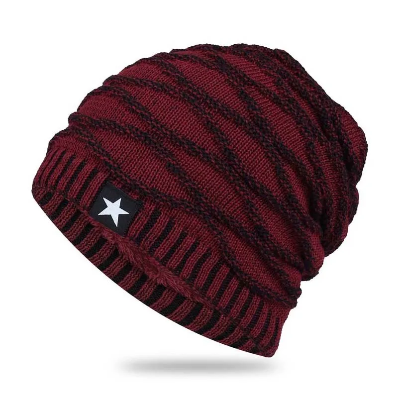 

Beanies For Women Winter Knitted Hat Men's Skullies Brimless Cap Gorras Bonnet Sport Male Beanie Warm Thick Winter Hat Cap