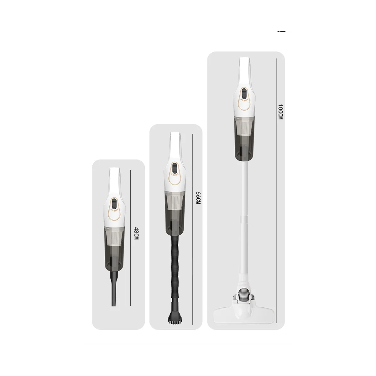

New Car Vacuum Cleaner Portable Mini Handheld Vacuum Cleaner Car Dual-Purpose Dust Catcher White