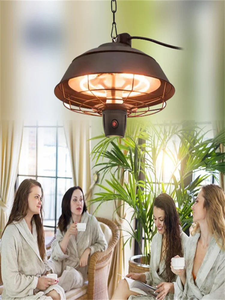 1500W Electric Outdoor Ceiling Patio Heater Black with Infrared Heating  Element, BBQ Party Heater, Balcony Heater, and Veranda H - AliExpress