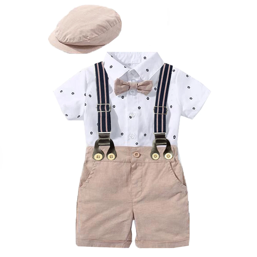 Smoking Para Bebês Meninos - Conjunto 4 Peças Marfim - Portador De Anel Ou Casamento