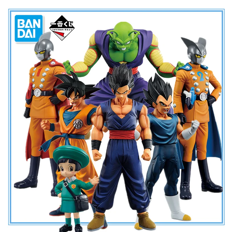 

In Stock BANDAI Ichiban KUJI DRAGON BALL SUPER: HERO Son Gohan Piccolo Goku Vegeta GAMMA1 2 Pan Anime Action Figures Model To