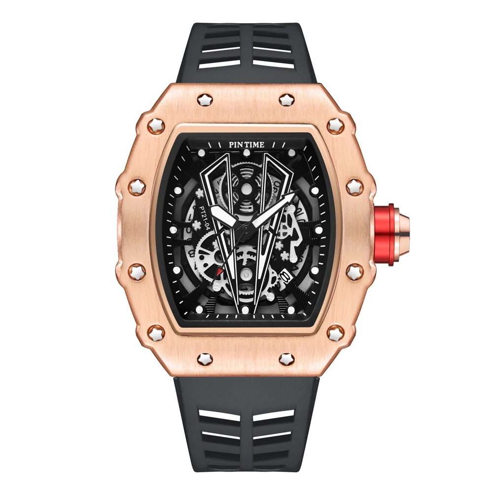 Mens Watches Luxury Watches for Men Waterproof 30M Watch Men’s Dress Business Large Square Face Wristwatch