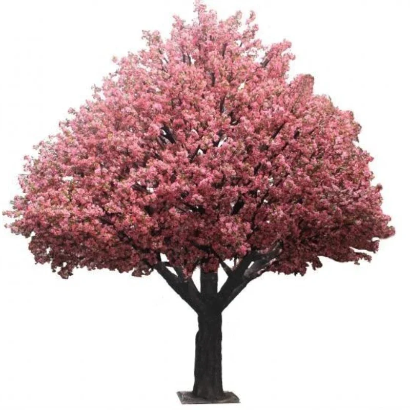 

artificial flower plants decor set of cherry blossom fake big tree sakura tree home garden supplies trees