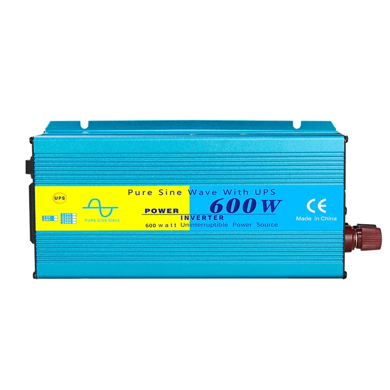 

800W/1200W Pure Sine Wave Inverter DC 12V To AC 110V/220V Digital Display Blue Car Solar Panel Inverter Portable Power Converter