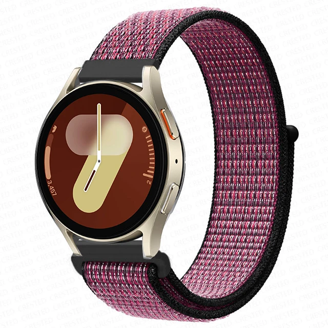 Versatile Nylon Loop Bracelet for Smartwatches - 22mm/20mm Band