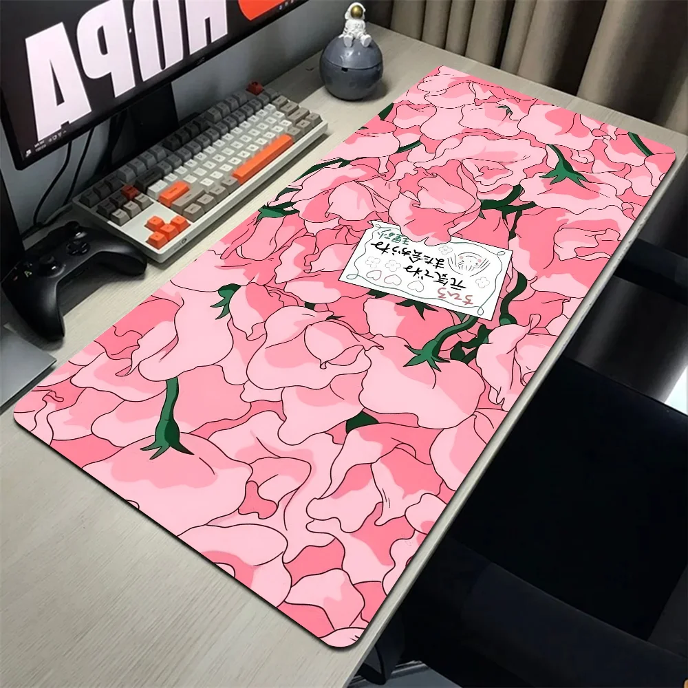 1pc-Spirited Away Floor Mat Mouse Mat Desk Mat With Pad Gaming Accessories Prime Gaming XXL Keyboard Pad Padding Mat 4