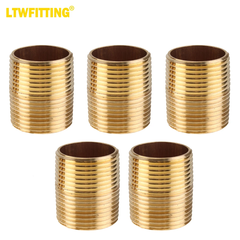 

LTWFITTING латунные трубы, закрывающие соски, фитинг 1 дюйм, Мужской NPT (комплект из 5)