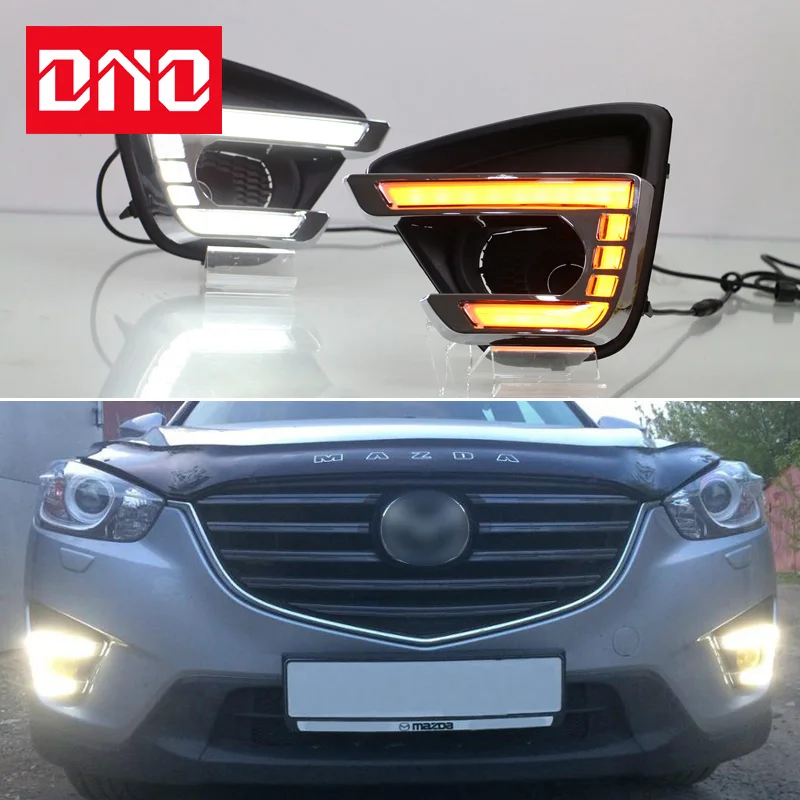 LED Daytime Running Headlamps For Mazda CX 5 CX5 2013 2014 2015 2016