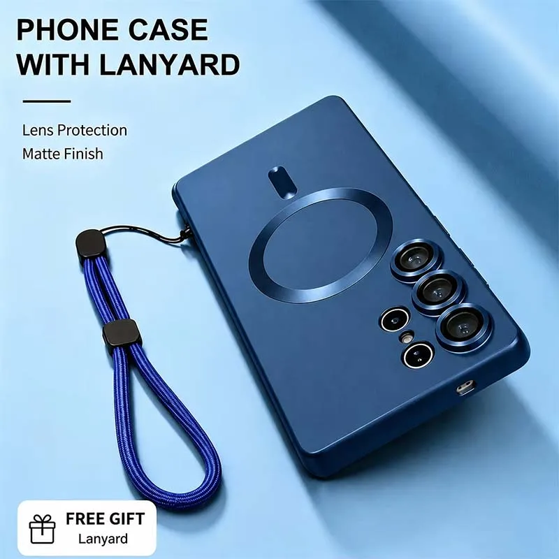 Magnetic Metal Thin Soft TPU Protective Phone Case