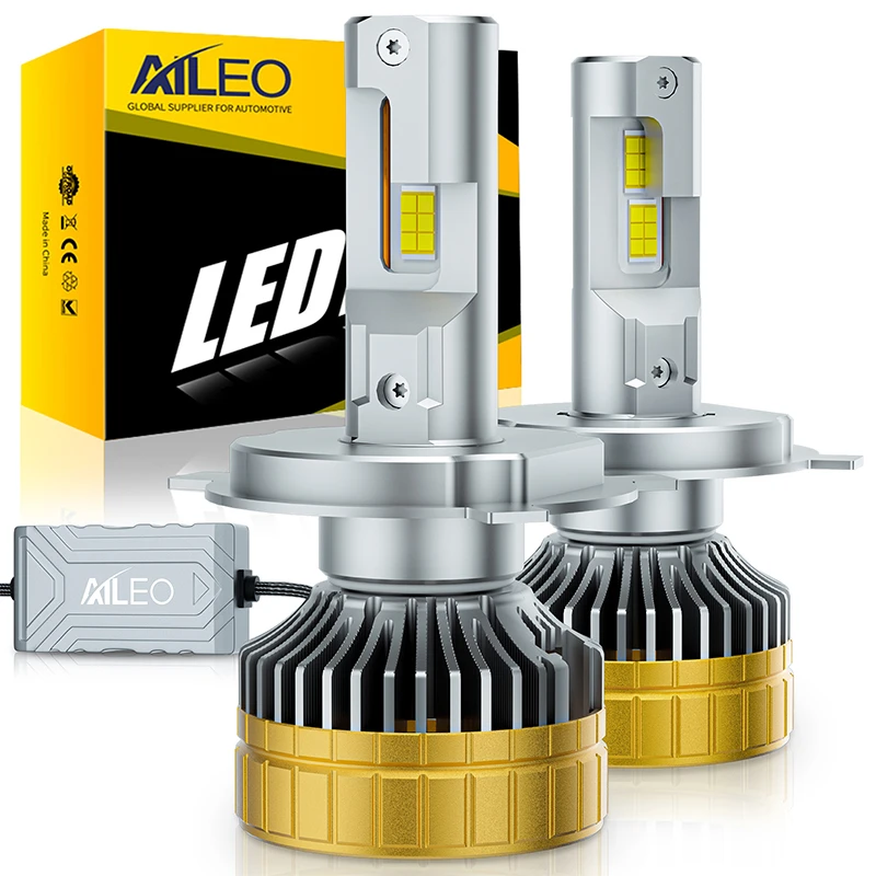 

AILEO 800W 500000Lm H7 H4 H11 Led Light Super Bright For Car Headlight High Power Automotivo Canbus H8 H9 Turbo Lamp 6500K Bulbs