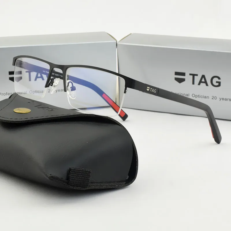 Tanio 2022 TAG marka optyczne okulary rama mężczyźni TH0882 okulary sklep