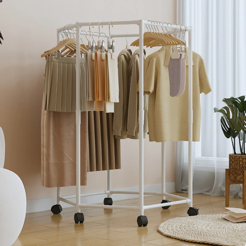 Hexagon Rotating Clothes Rack 2