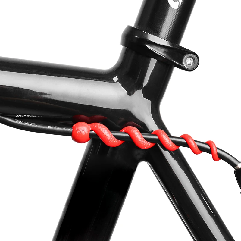 thumbnail: MAXQUU Fietsremblokken Set - 4 Stuks Zwarte Rubber Remblokken Voor/Voor Fietsen