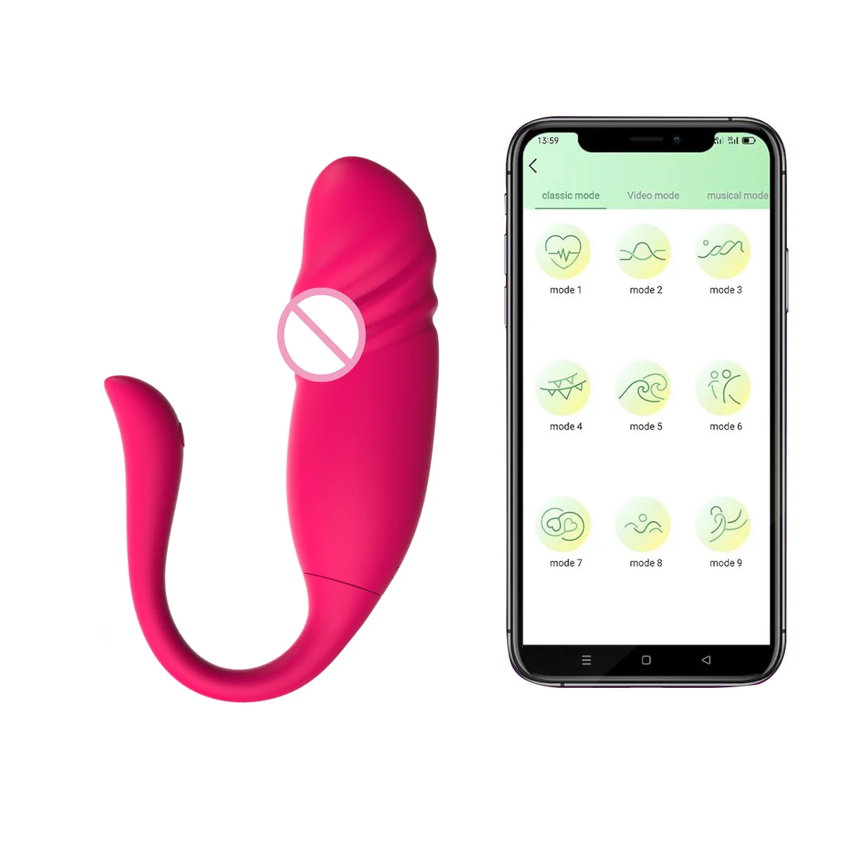 APP Bluetooth Control Vibrator Thrusting Vibrating Vaginal G Spot Dildo Stimulator Massager  Anal Love Egg Sex Toys for Women