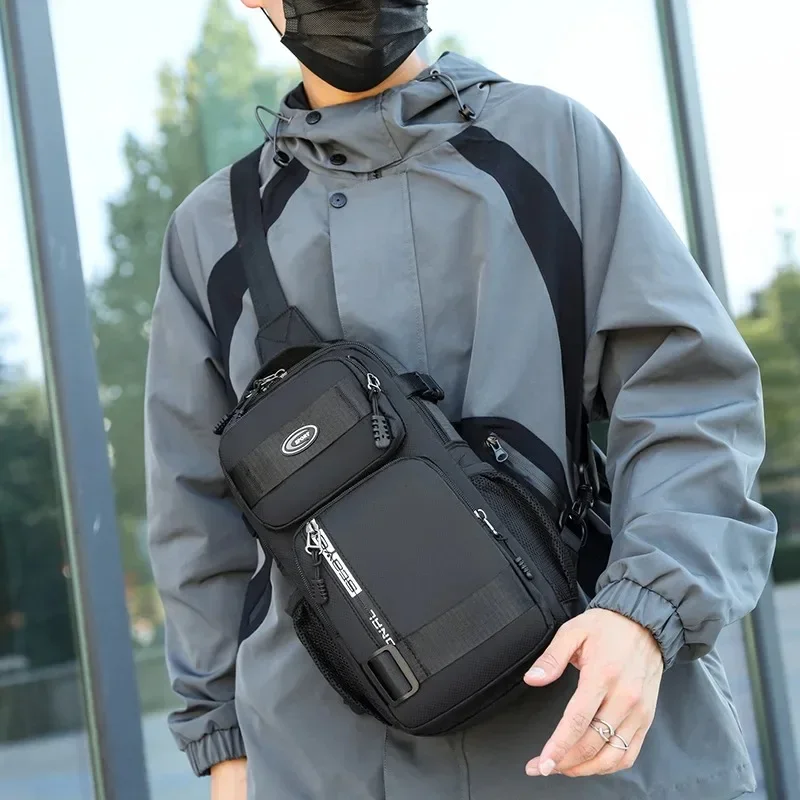 Chest Bag For Men 2023 New Casual Travel Large-capacity Chest Bag Fashion Trend Men's Shoulder Bag Crossbody Outdoor Backpack