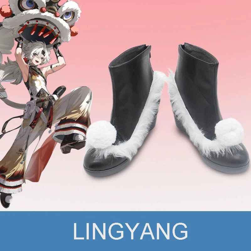 LINGYANG 코스튬 파티 코스프레 부츠, PU 가죽 파티 소품, 게임 물결 파도 신발