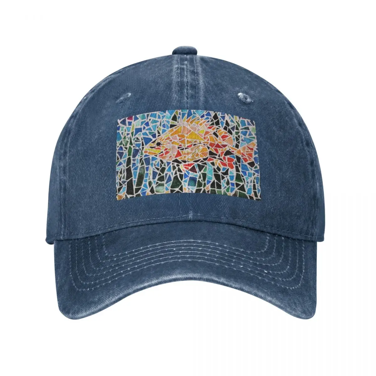 

Vibrant Rockfish Mosaic Baseball Cap Hat Hiking Hat Caps For Men Women'S