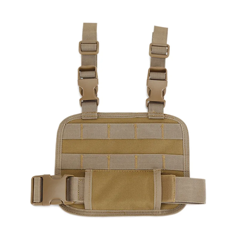 

Tactical MOLLE Thigh Rig Panel Drop Leg bag Paintball Airsoft Pistol Holster Platform Adapter Universal Millitary Hunting Gear