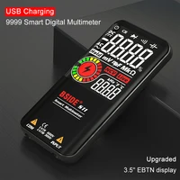 BSIDE Profesional Digital Multimeter Smart 9999 EMF Multitester DC AC Voltage Capacitor Ohm Diode Live Electric Tester USB charg 2