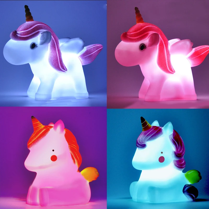 Unicorn Night Light Children Night Night Lights Children Battery