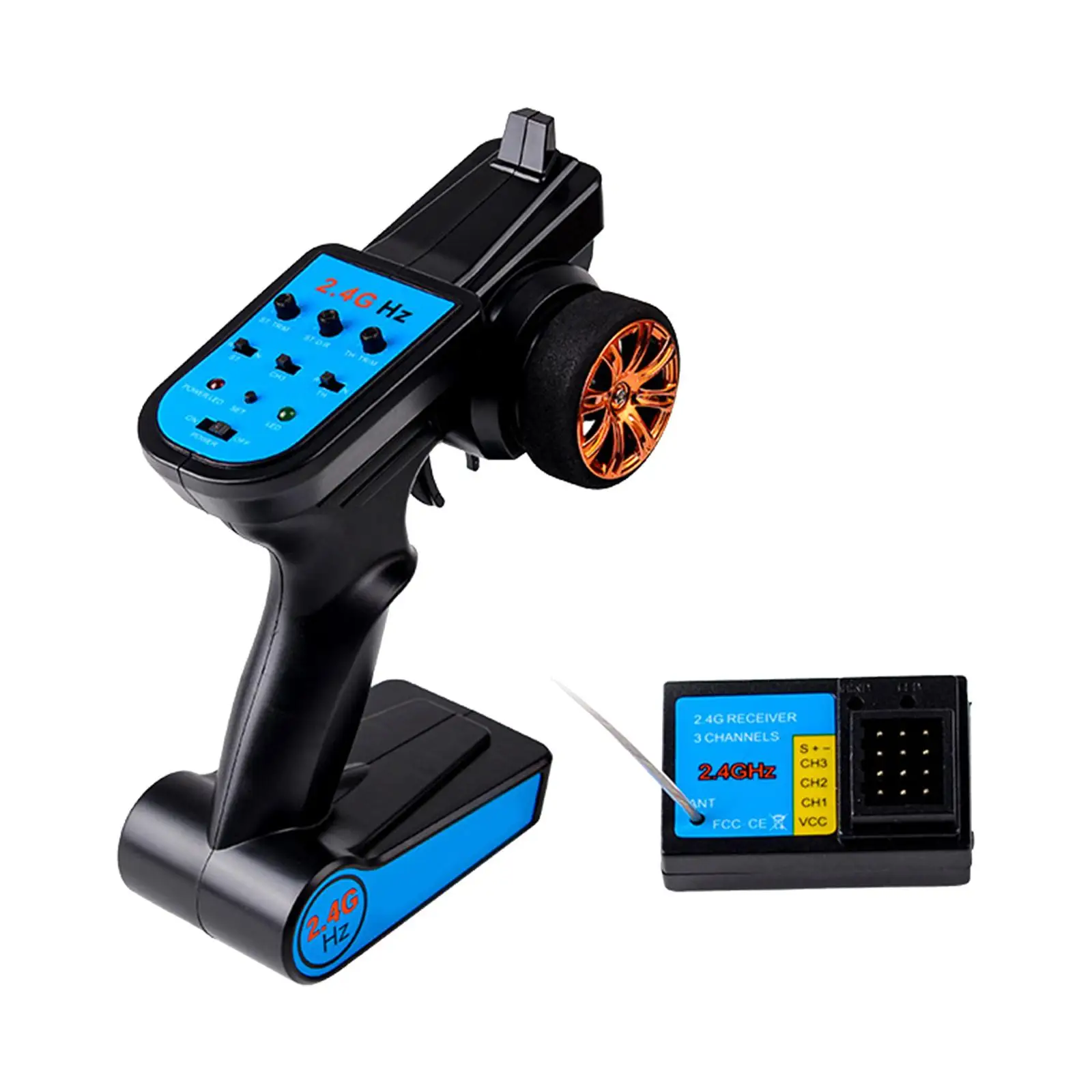 

RC Car Controller 120M RC Transmitter and Receiver for RC Crawler Helicopter
