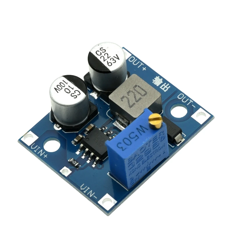 LX8015 DC-DC Step-Down-Buck-Leistungsmodul 5V-80V auf 1V-62V 1,5A Spannungsregler-Konverterplatine für Solar-DIY-Elektronik