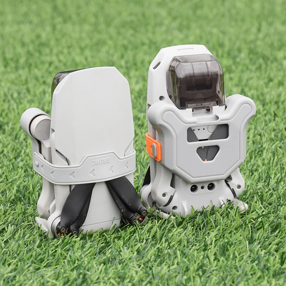 Lot de 2 supports d'hélice en silicone pour DJI Mini 3 Pro, rangement sécurisé.