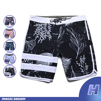 Summer New Men Waterproof Beach Shorts Phantom Bermuda Board Shorts Swim Shorts Quick Dry Casual Diving Surfwear Plus Swimwear 1