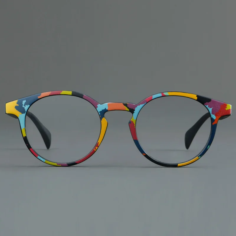 R57059 Regenbogen Tr90 Presbyopie Brillen Dame Trend Cat Eye Lesebrille Dioptrie +100 +200 +300 Optische Klare Brille – Detail 7