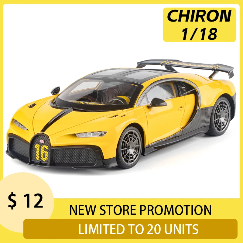 1:18 Chiron Supercar гоночный автомобиль