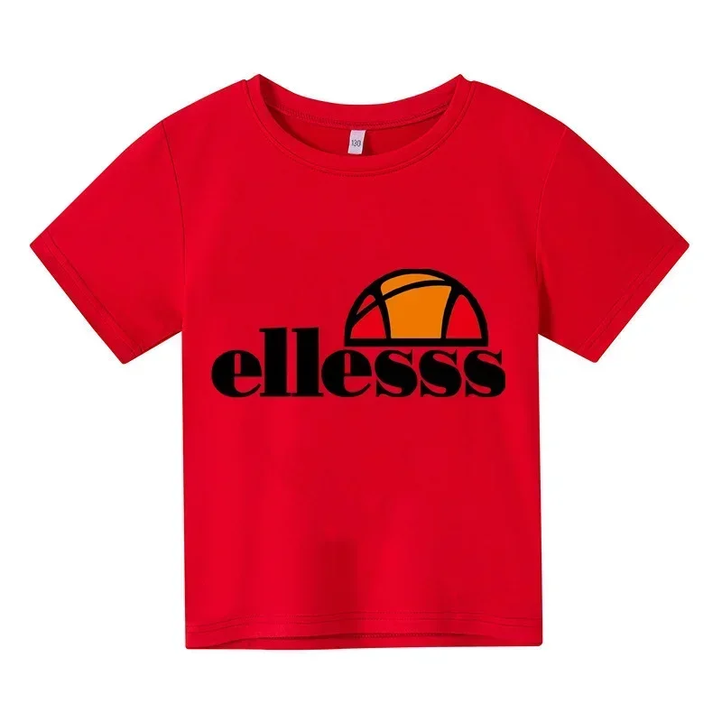 thumbnail image 1 of Camiseta de verano para niños y niñas de 2 a 14 años, de manga corta, ropa informal estampada, camisetas para niños, 1 of 4