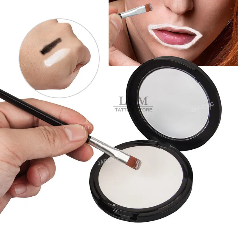 

40g White Microblading Brow Paste White Tattoo Marker Pen Permanent Makeup Eyebrows Lip Tattoo Paste Mapping String Accessories