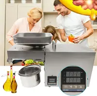 1500W Oil Press Machine Automatic Electric Oil Presser Hot Cold Stainless Steel Oil Extractor Expeller for Flax Peanut Sesame Ca 2