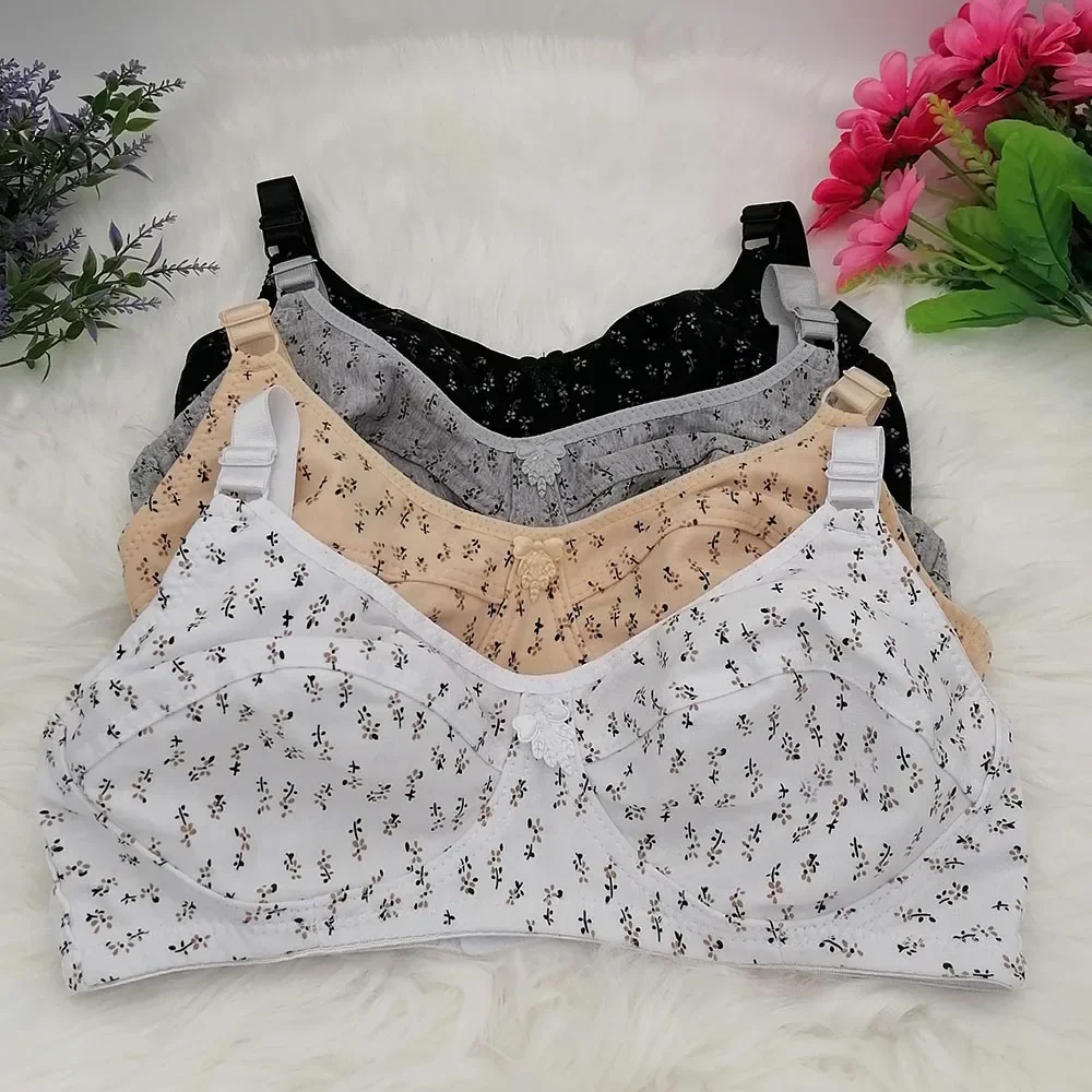 Sexy Lingerie Bra Women's Bra Minimizer Push Up 3/4 cup Wireless soft Bosom cotton Bra plus Size 36 38 40 42 44 46 B C C32 1