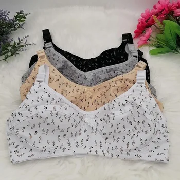 Sexy Lingerie Bra Women's Bra Minimizer Push Up 3/4 cup Wireless soft Bosom cotton Bra plus Size 36 38 40 42 44 46 B C C32 1