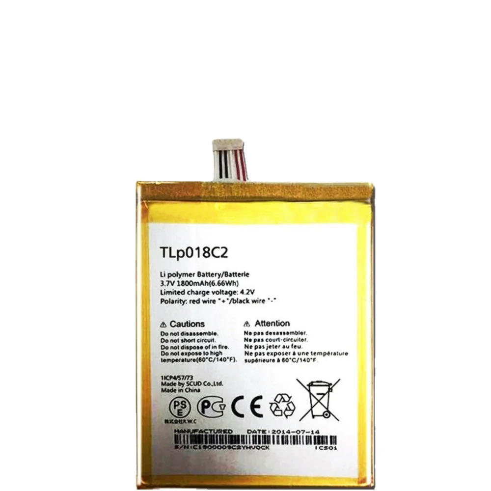

Новый аккумулятор TLP018C2 для сотового телефона Alcatel OneTouch Idol Ultra OT-6033X TCL S850