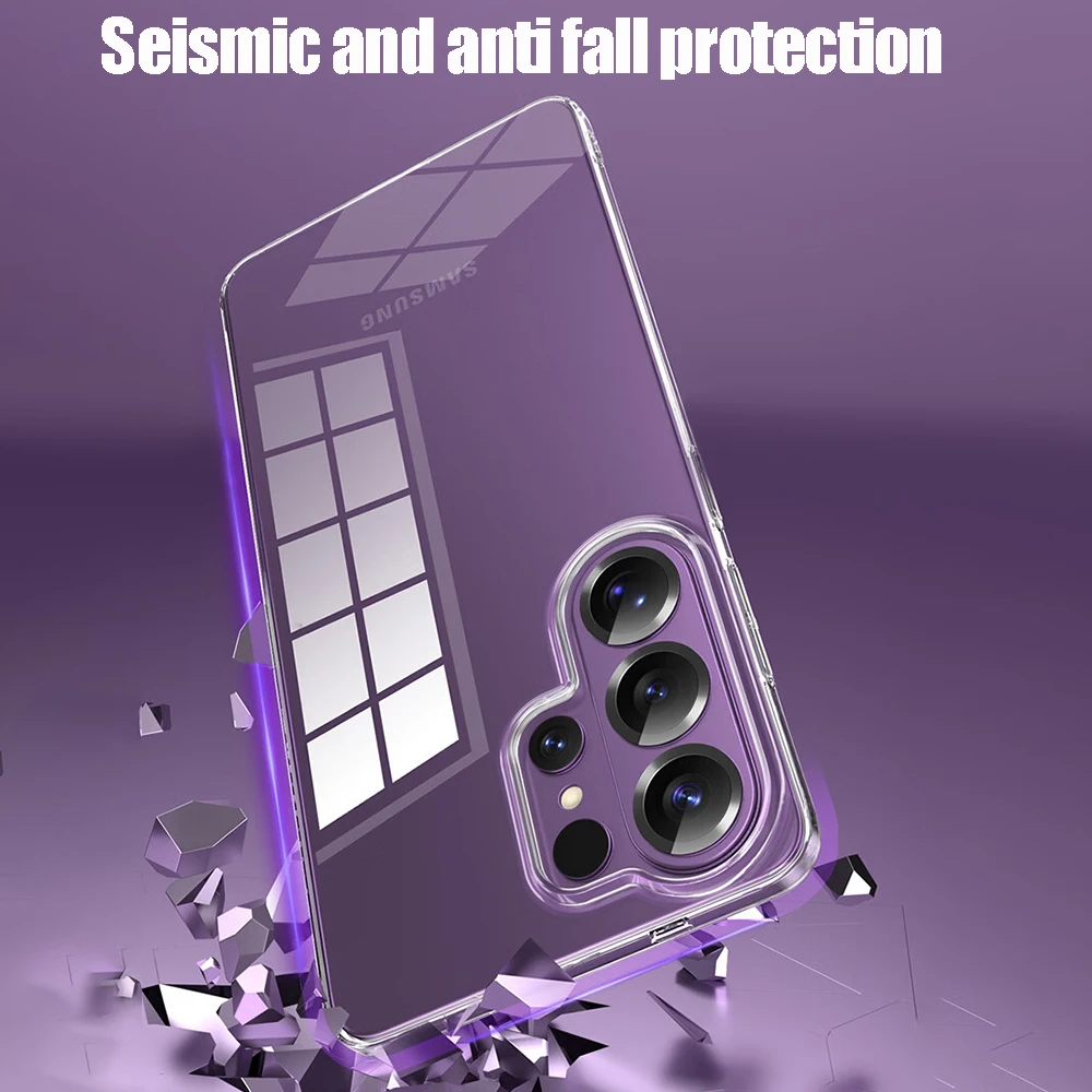 Clear Silicone TPU Soft Back Cover - Transparent Phone Case