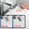 Rotating Faucet Extender,faucet Extender Multifunctional 1080° Swivel Extension Robotic Arm Sink Aerator for Kitchen/Bathroom 3