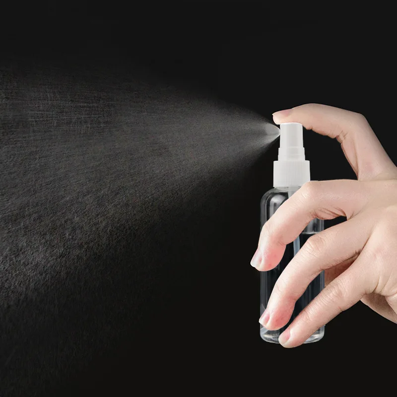 4pcs Portable Clear Small Spray Bottle Perfume Sprayer Plastic Makeup Spray Bottle Plastic Alcohol spray bottle