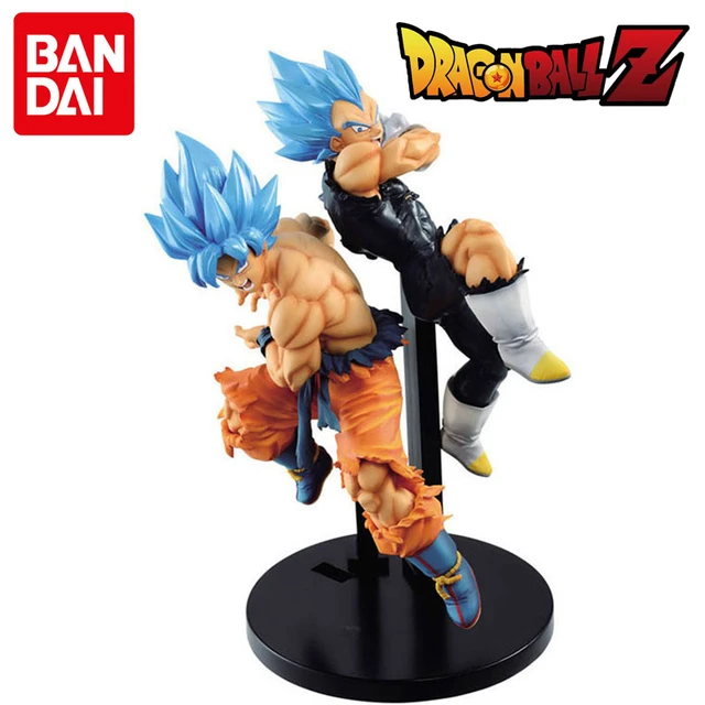 Dragon ball z cabelo azul goku figuras vegeta modelos brinquedos